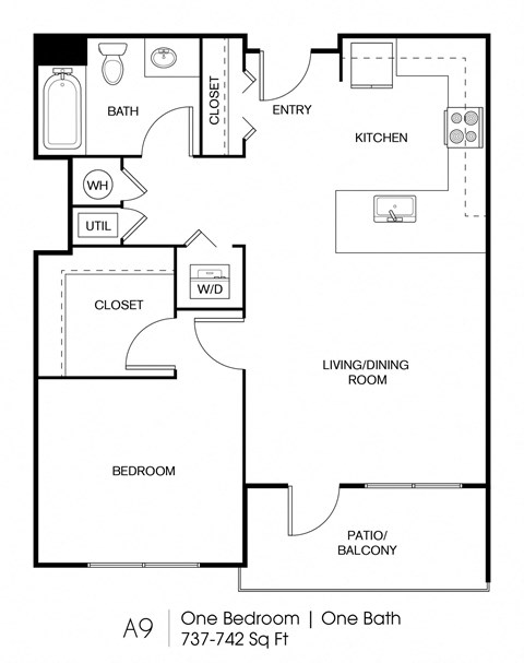 Seven Skies floor plan A9