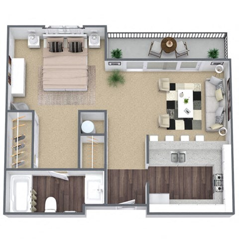 The Spring: Studio Floor Plan
