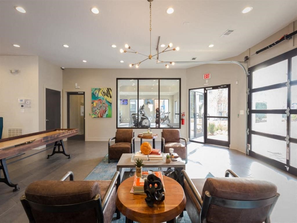 Clubhouse sitting area