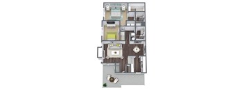 Gardenia 3D Floor Plan Image