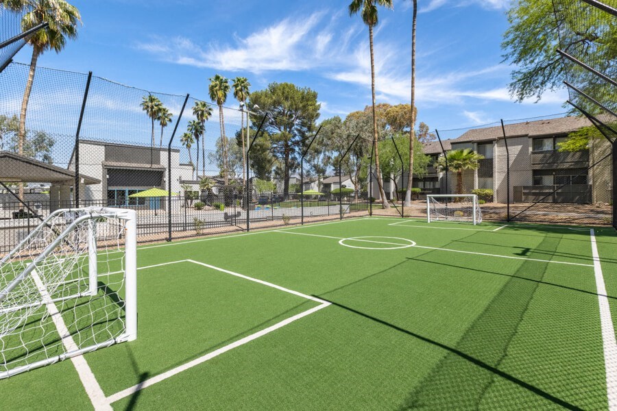 community soccer field
