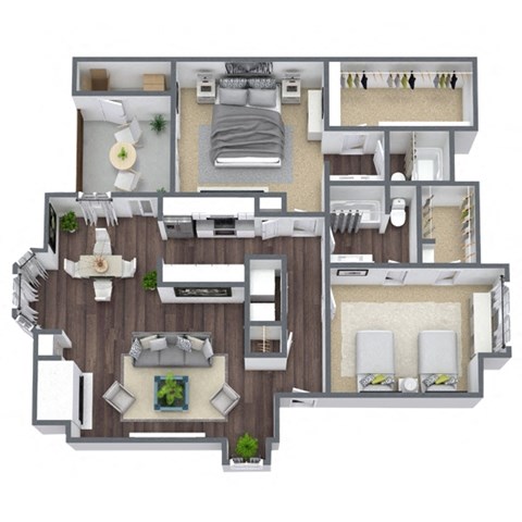 Hannover floor plan at Cobblestone, Texas, 76011