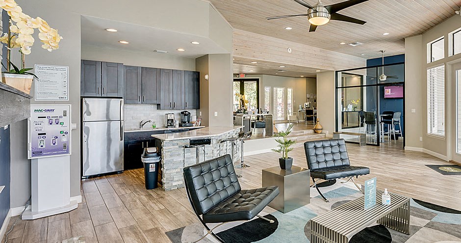 Clubhouse lounge area