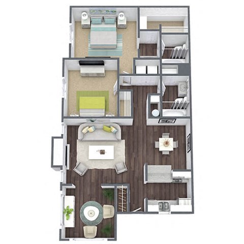 Hibiscus 3D Floor Plan Image