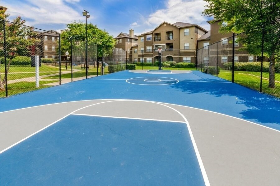Basketball court at Hidden Creek, Lewisville, TX
