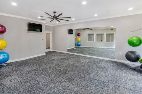 Fitness center at Hidden Creek, Texas