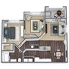 Hydra 3D floor plan image