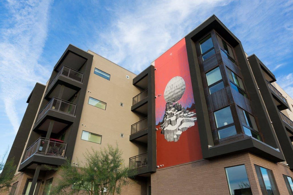 Apartment building exterior