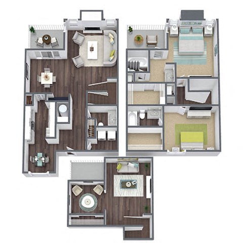 Jasmine 3D Floor Plan Image