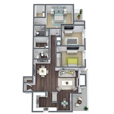 Kalilily 3D Floor Plan Image