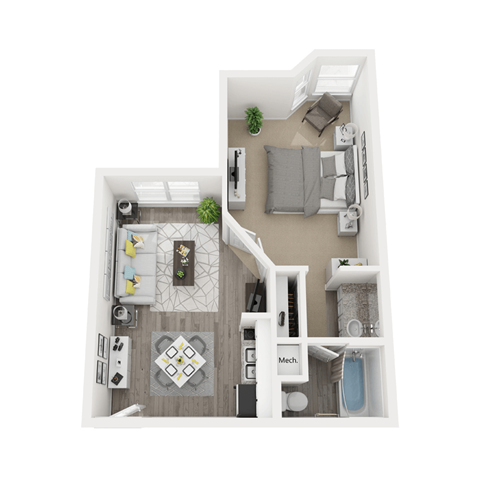 Lenox Cove A1 Floor Plan