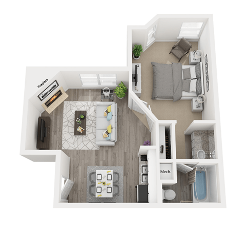 Lenox Cove A3 Floor Plan