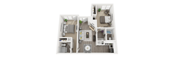 Lenox Cove B1Floor Plan