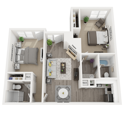 Lenox Cove B1Floor Plan