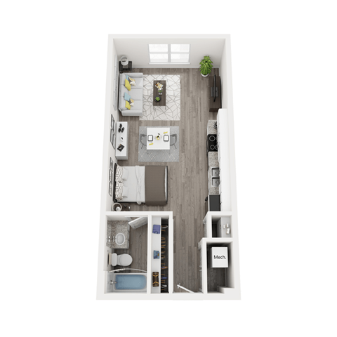 Lenox Cove Studio Floor Plan
