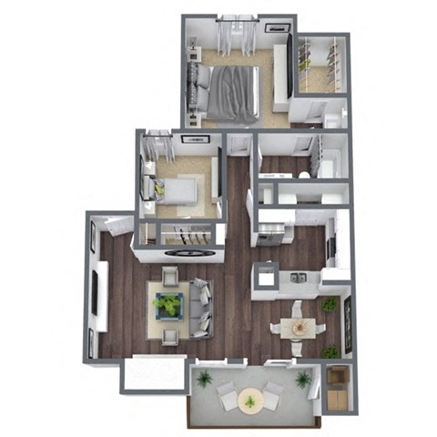 Lexington floor plan at Cobblestone, Arlington, Texas