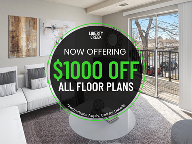 Get $1000 OFF on all floor plans! Restrictions apply, call for details.