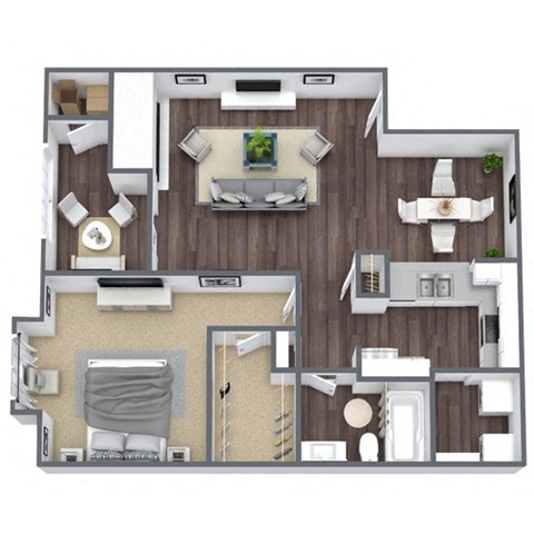 Lilestone Terrace floor plan at Cobblestone, Arlington, Texas, 76011