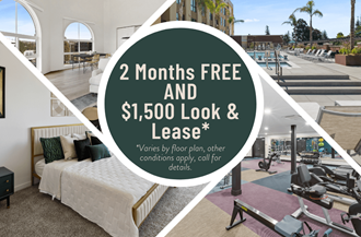 free and $1,500 look & lease votes by floor plan, other conditions apply,