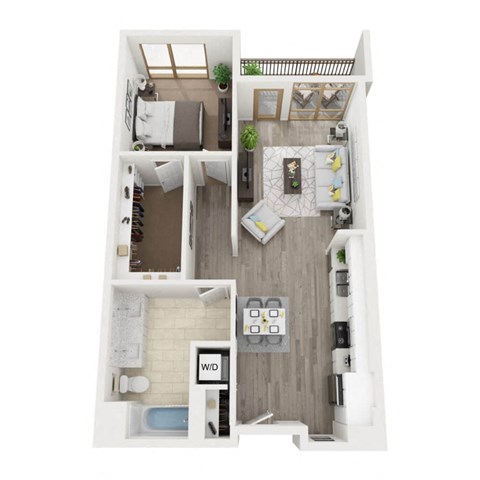A2 3D Floor Plan Image