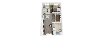 A4 3D Floor Plan Image
