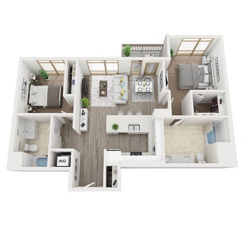 B10 3D Floor Plan Image