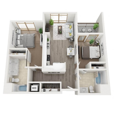 B2 3D Floor Plan Image