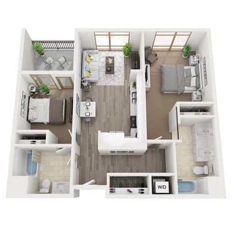 B3 3D Floor Plan Image