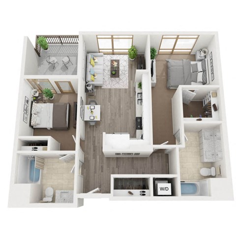 B4 3D Floor Plan Image