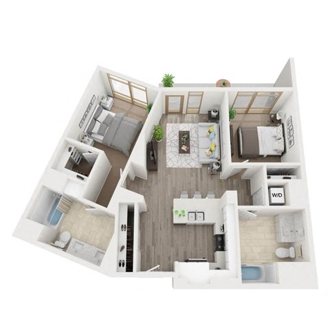 B5 3D Floor Plan Image
