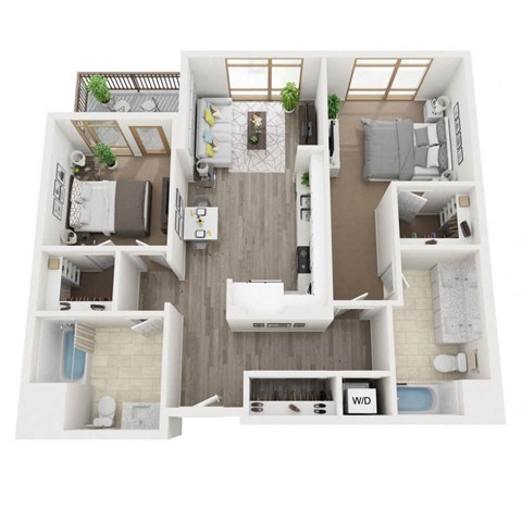 B7 3D Floor Plan Image