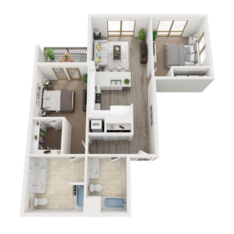 B8 3D Floor Plan Image