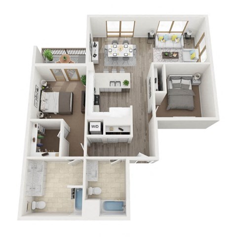 B9 3D Floor Plan Image