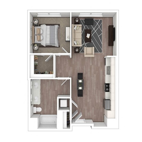 A1 3D Floor Plan Image