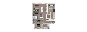 C1 3D Floor Plan Image