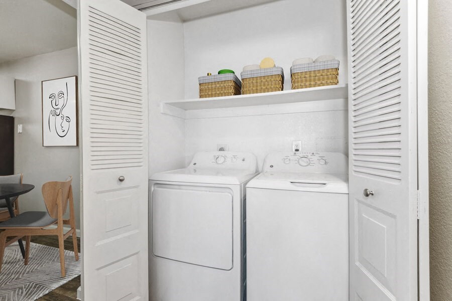In-unit washer and dryer at Lore South Mountain, Phoenix, AZ, 85044