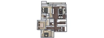 Malachite 3D floor plan