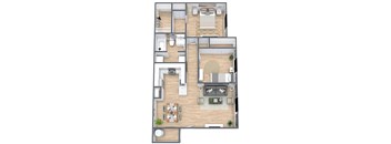 Magnolia 2x1 Floor Plan
