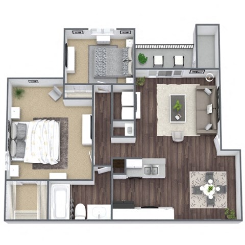 Maple floor plan