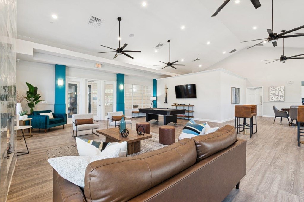 Resident lounge at Mirage on Kernan Apartments in Jacksonville, FL