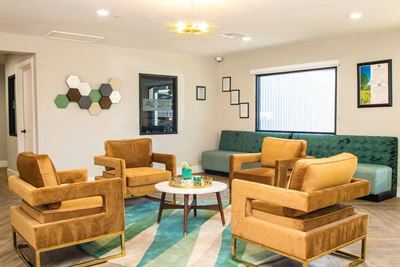 Clubhouse lounge area