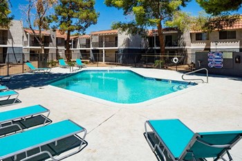 Resort style swimming pool