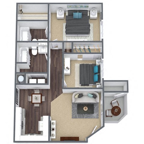 Nix 3D floor plan image