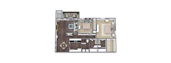Orchid Floor Plan 3D Image