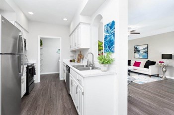 Model kitchen with view of sink with cutout wall - Photo Gallery 3