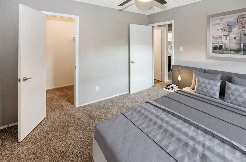 Master Bedroom Furnished master bedroom with walk in closet - Photo Gallery