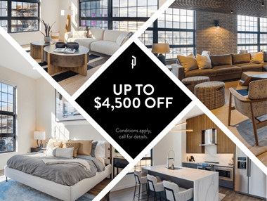 Current Promotions: Get up to $4,500 OFF at Post District Residences. Conditions apply, call for details