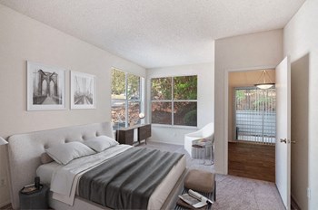 Furnished master bedroom