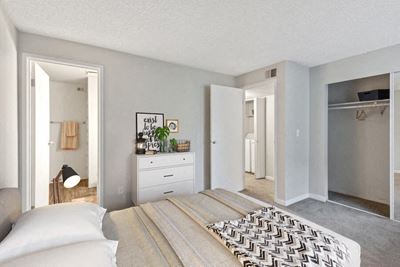 Model master bedroom