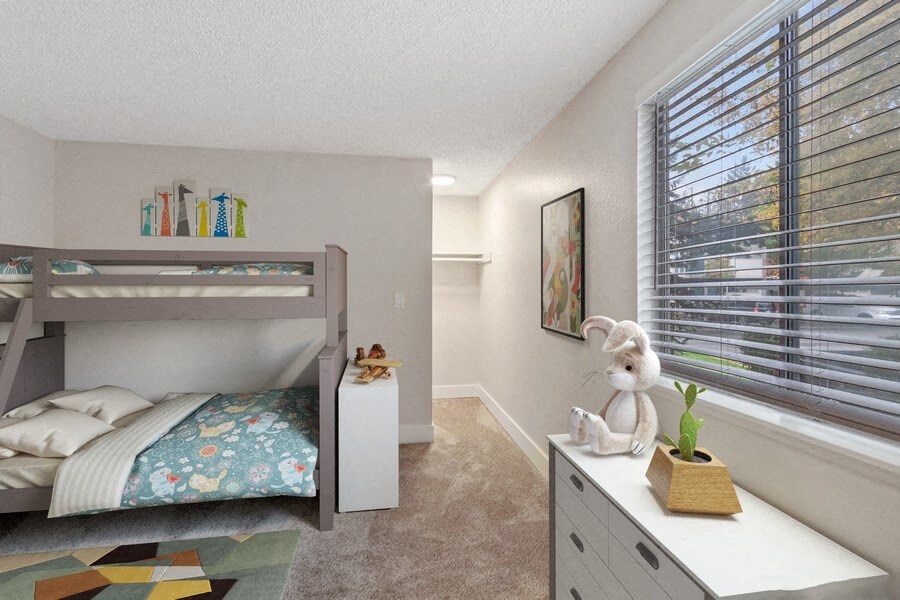 Furnished model 2nd Bedroom